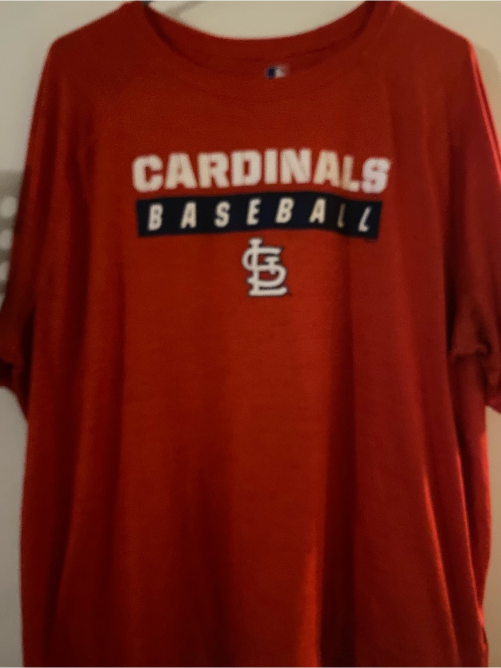 MLB St. Louis Cardinals Red Graphic Baseball Tee
